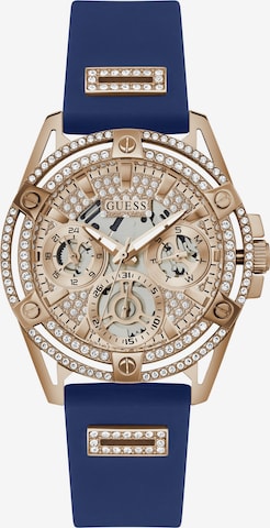 GUESS Analog Watch ' QUEEN ' in Blue: front