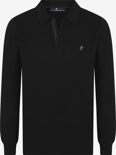 DENIM CULTURE Sweater 'Emrick' in Light grey / Black, Item view