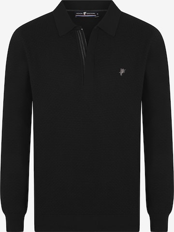 DENIM CULTURE Sweater 'Emrick' in Black: front