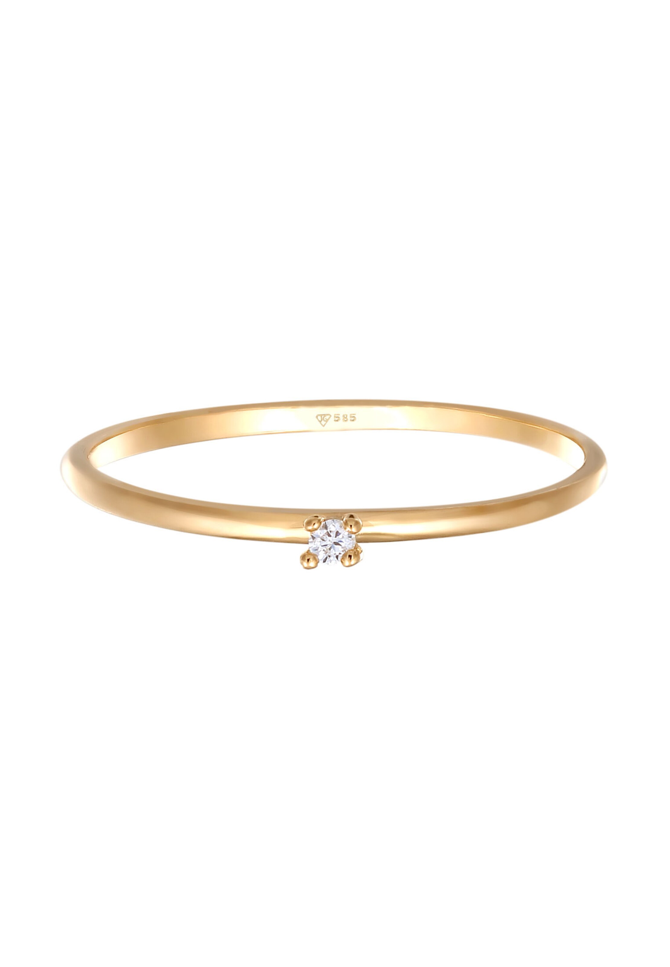 Elli DIAMONDS Ring 'Elegant' in Goud