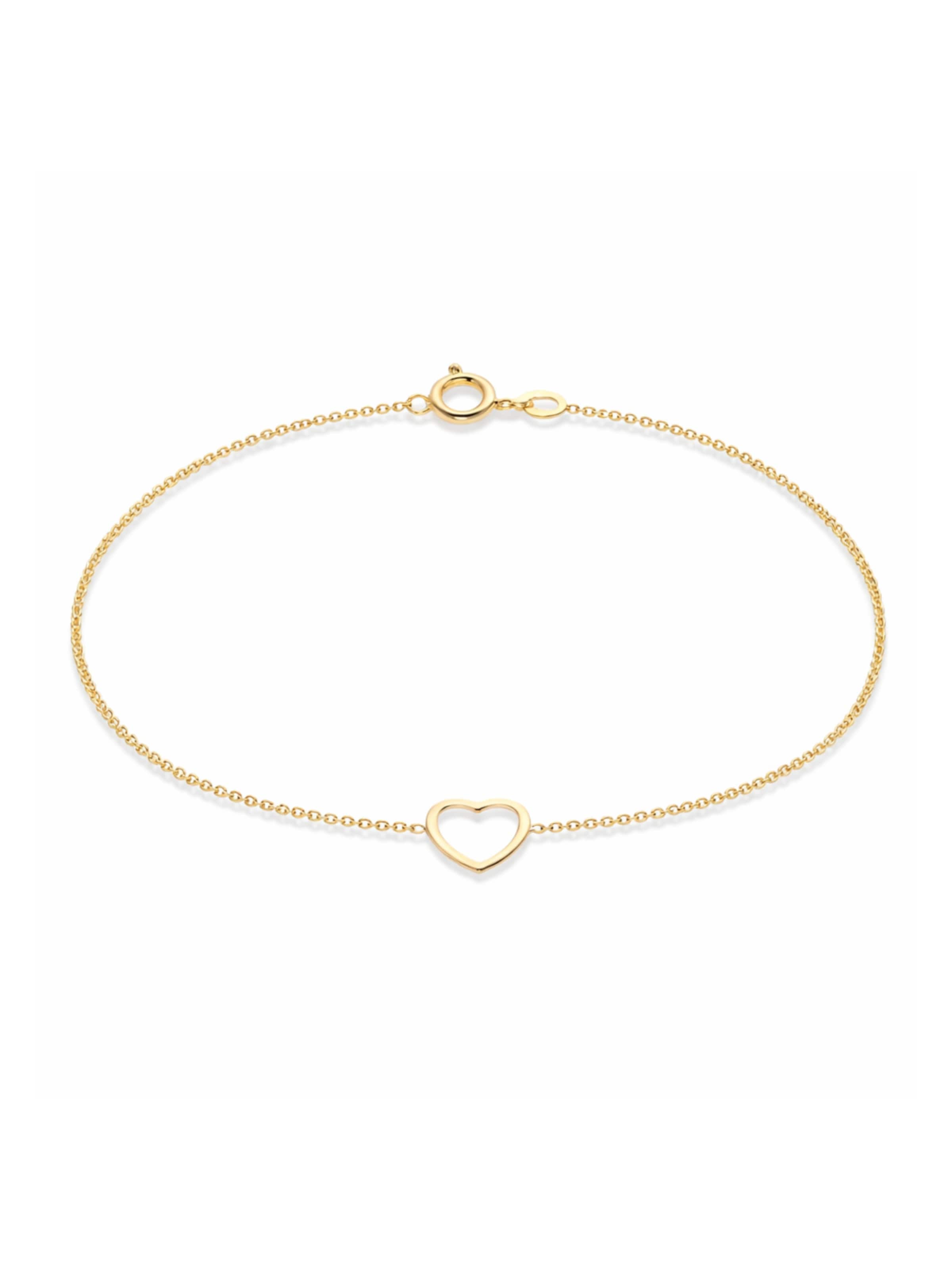 Braccialetto 'Little Heart Armband 925 Silber' di Pure Schmuck in oro: frontale