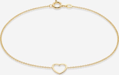Pure Schmuck Armband 'Little Heart Armband 925 Silber' in 19,5 cm in gold, Produktansicht