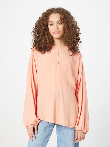 Camicia da donna di UNITED COLORS OF BENETTON in arancione: frontale