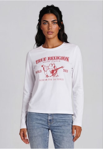 True Religion Shirt in Weiß: Vorderseite