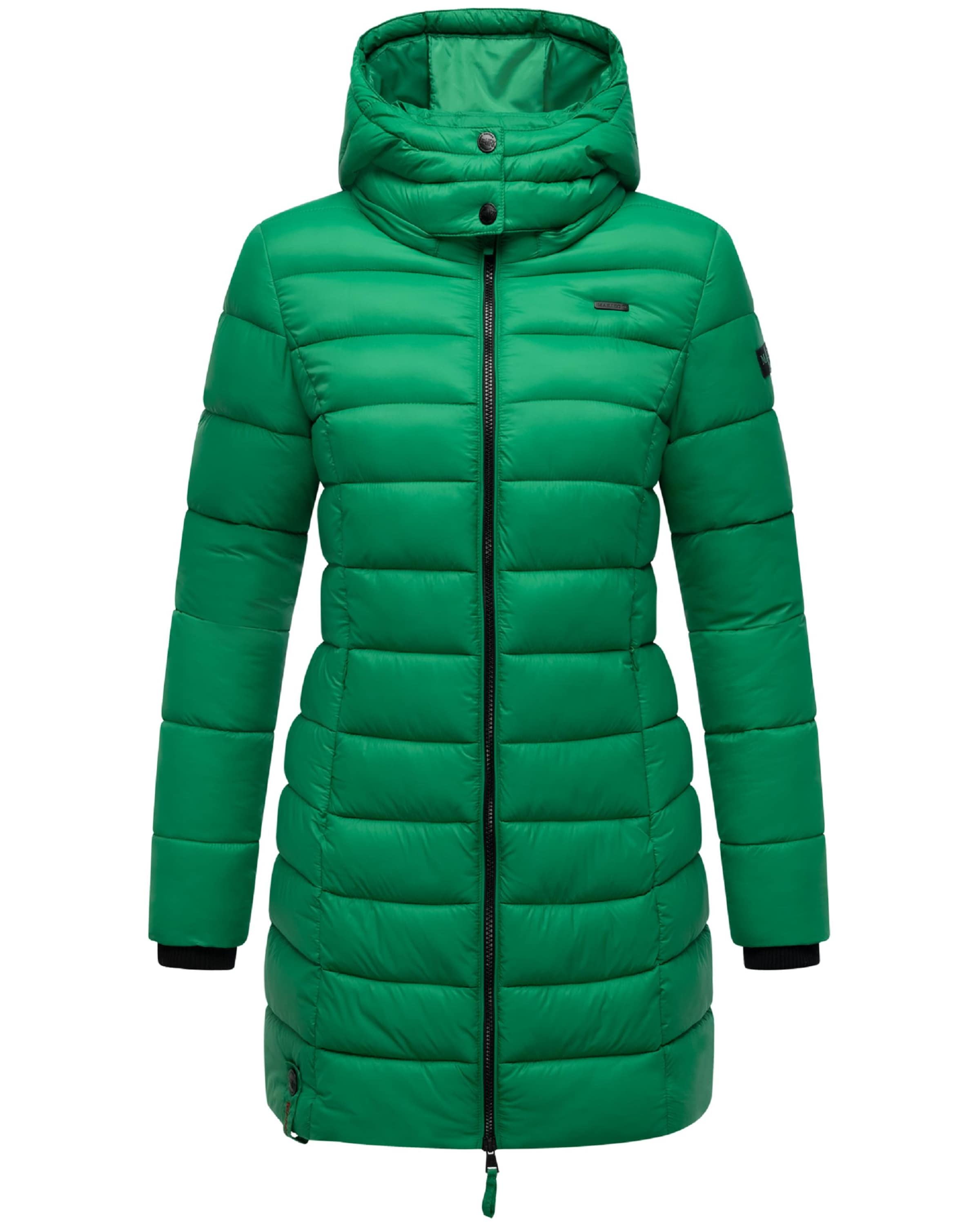 žalia MARIKOO Žieminis paltas 'Abendsternchen': priekis