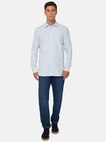 Boggi Milano Regular fit Button Up Shirt in Blue