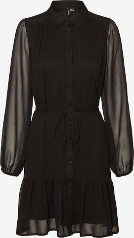 VERO MODA Платье-рубашка 'Aya' в Черный: спереди