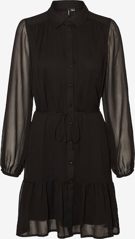 VERO MODA Shirt Dress 'Aya' in Black: front