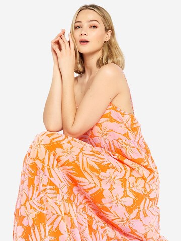 LolaLiza Letnia sukienka w kolorze pomarańczowy