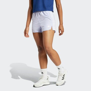 ADIDAS PERFORMANCE - regular Pantalón deportivo en lila: frente