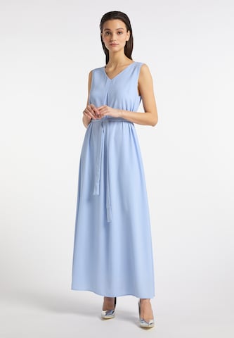 Robe de soirée usha WHITE LABEL en bleu : devant