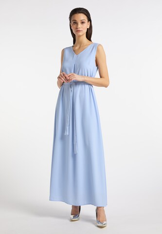 usha WHITE LABEL Evening dress in Blue: front