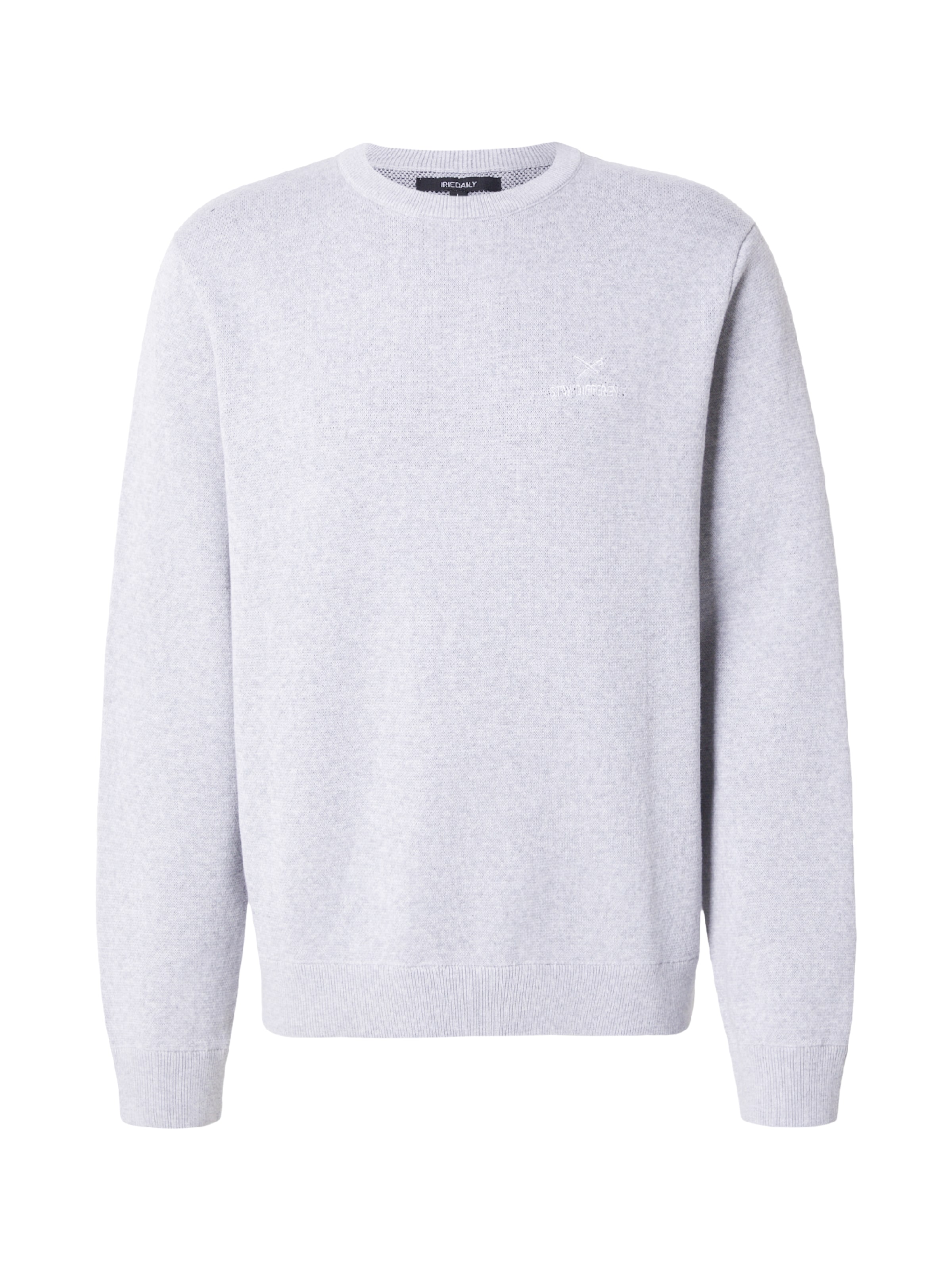 Pullover 'Stay Different' di Iriedaily in grigio: frontale