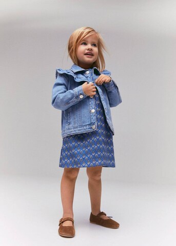 MANGO KIDS Jurk 'Arya' in Blauw: voorkant