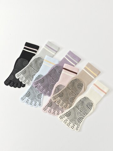 Millo Athletic Socks 'Freedome Yoga' in Blue