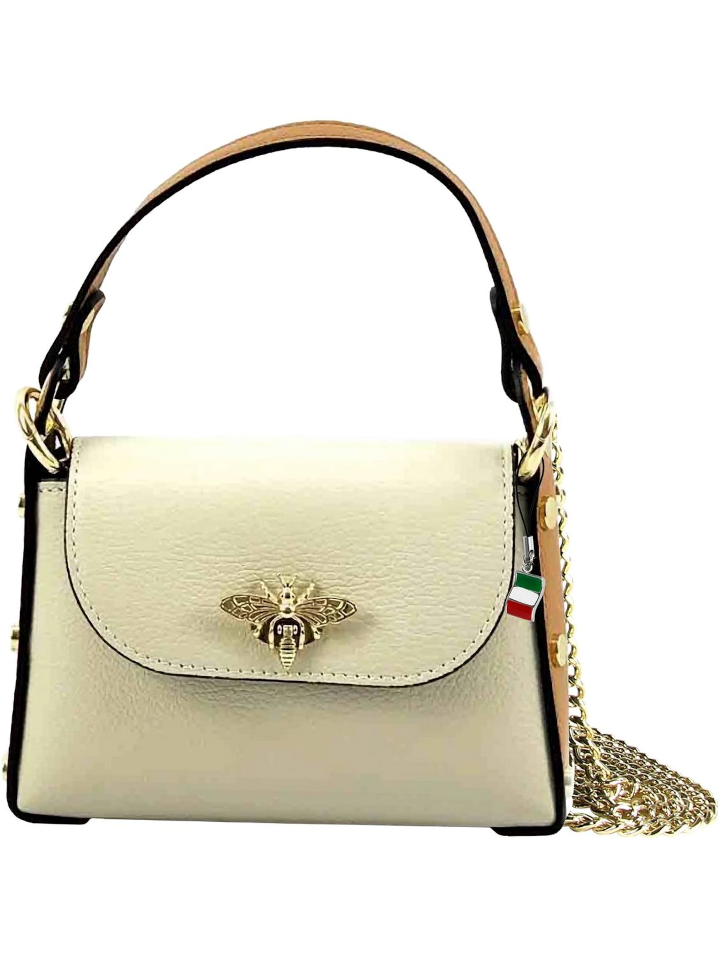 Florence Schoudertas in Beige: voorkant