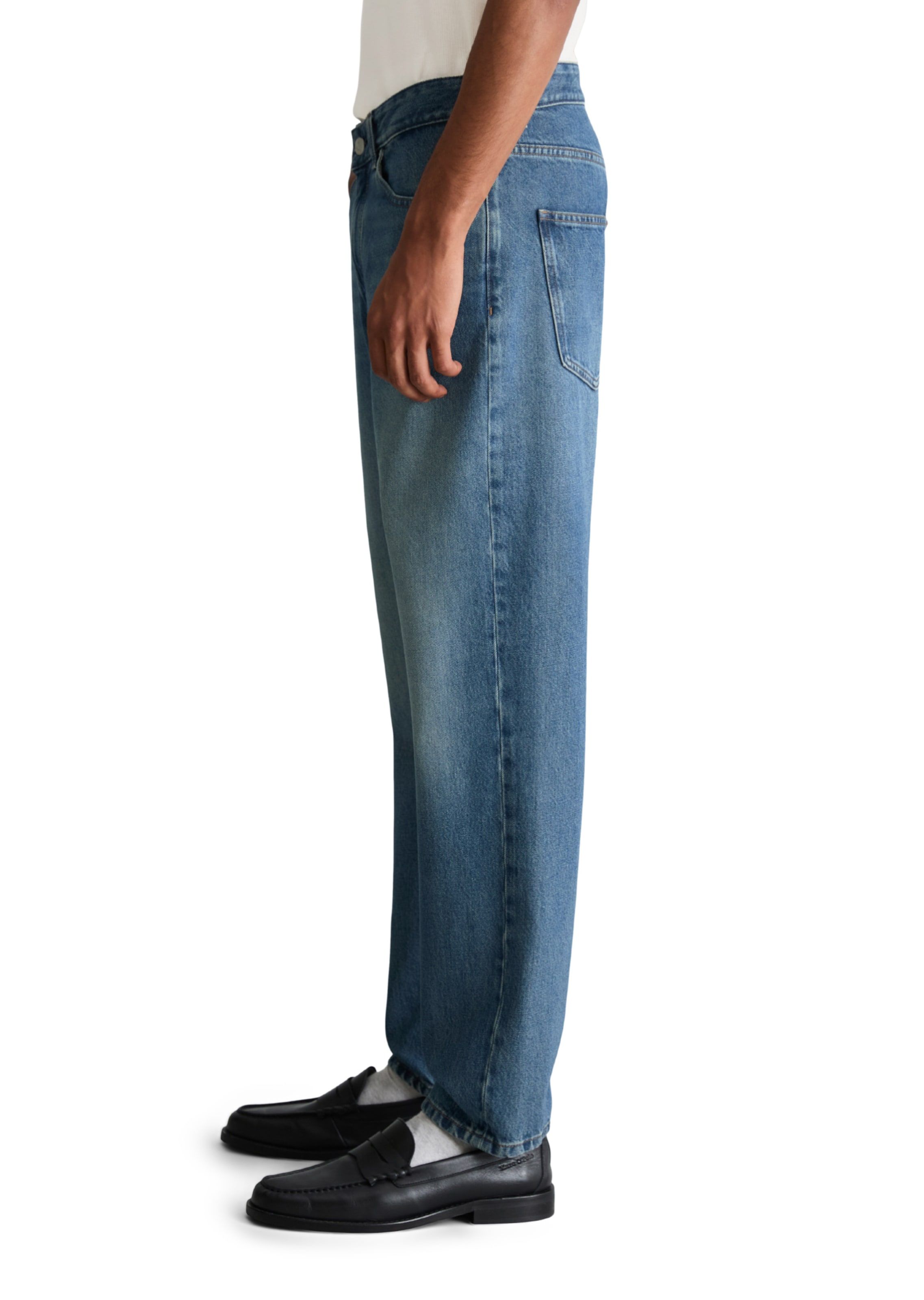 Effilé Jean Marc O'Polo DENIM en bleu