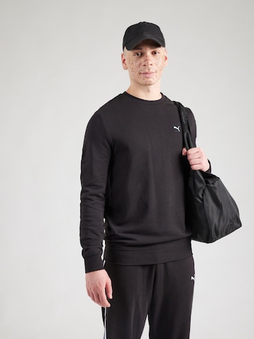 juoda PUMA Sportinio tipo megztinis 'Essentials': priekis