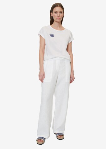 Marc O'Polo Loose fit Pants in White