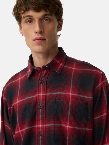 CAMEL ACTIVE Regular fit Button Up Shirt in Red