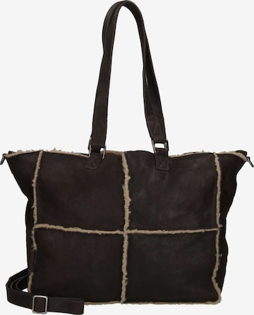 Cabas Burkely en marron : devant