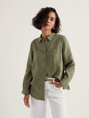 Chemisier 'Hazel Branch' Seasalt Cornwall en vert : devant