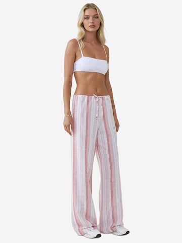 Hiccup - Perna larga Calças em branco