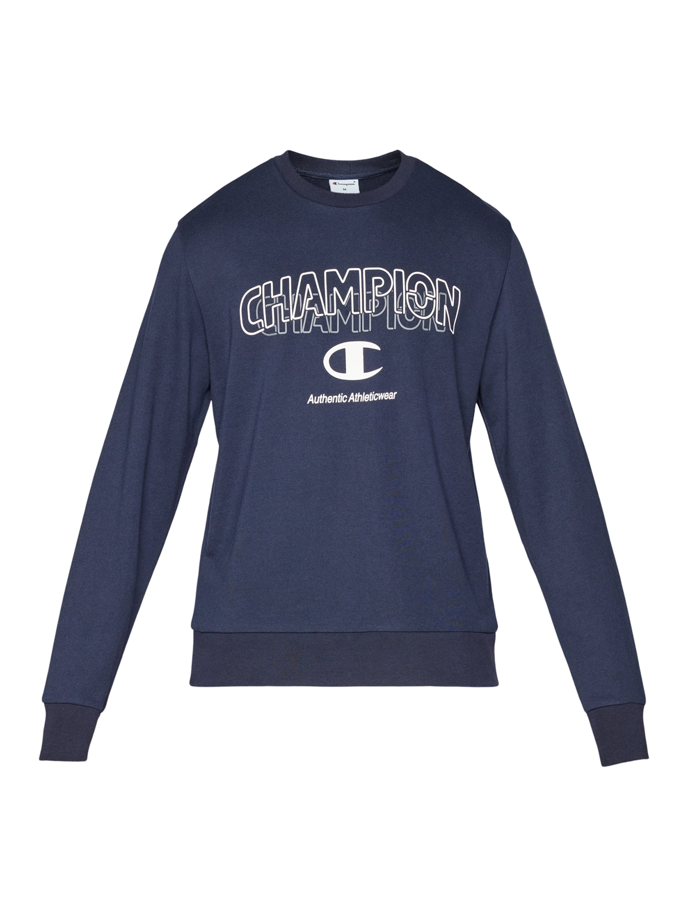Champion Authentic Athletic Apparel Sweatshirt in Marine blue / White, Item view