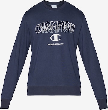 Champion Authentic Athletic Apparel Sweatshirt in Blue: front