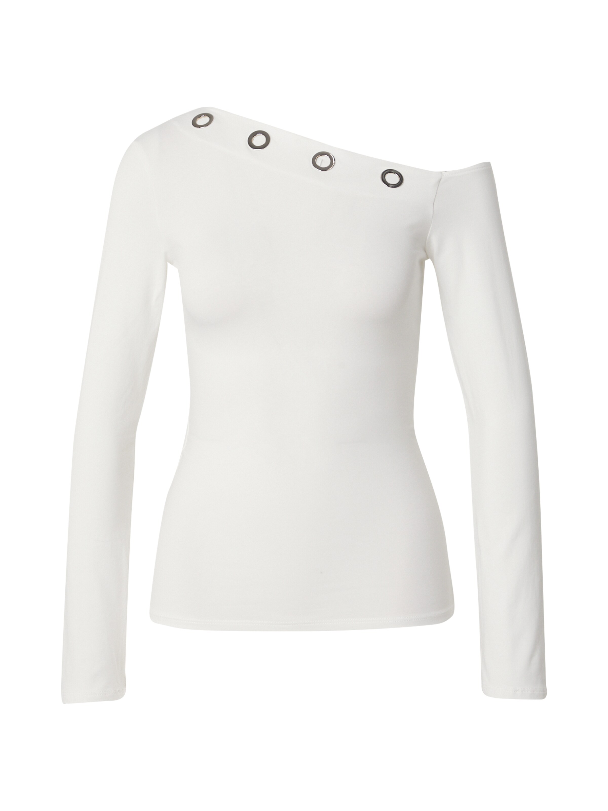 Monki Футболка в Белый: спереди