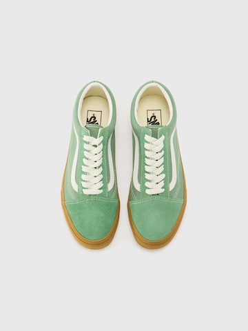 Baskets basses 'Old Skool' VANS en vert : au dessus