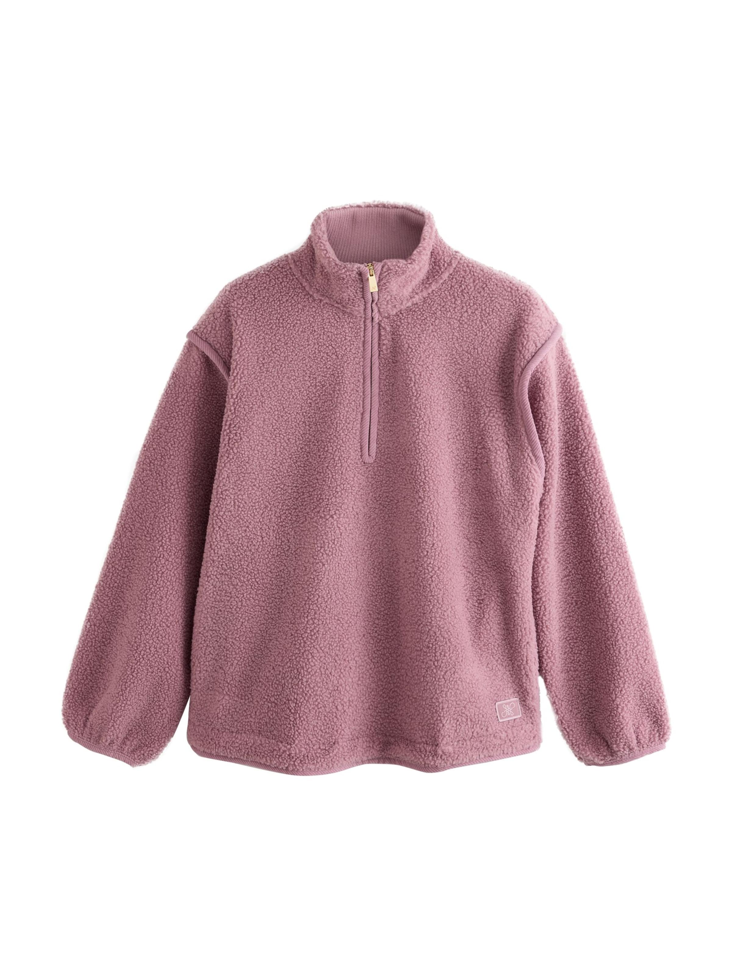Giacca di pile di Next in rosa: frontale