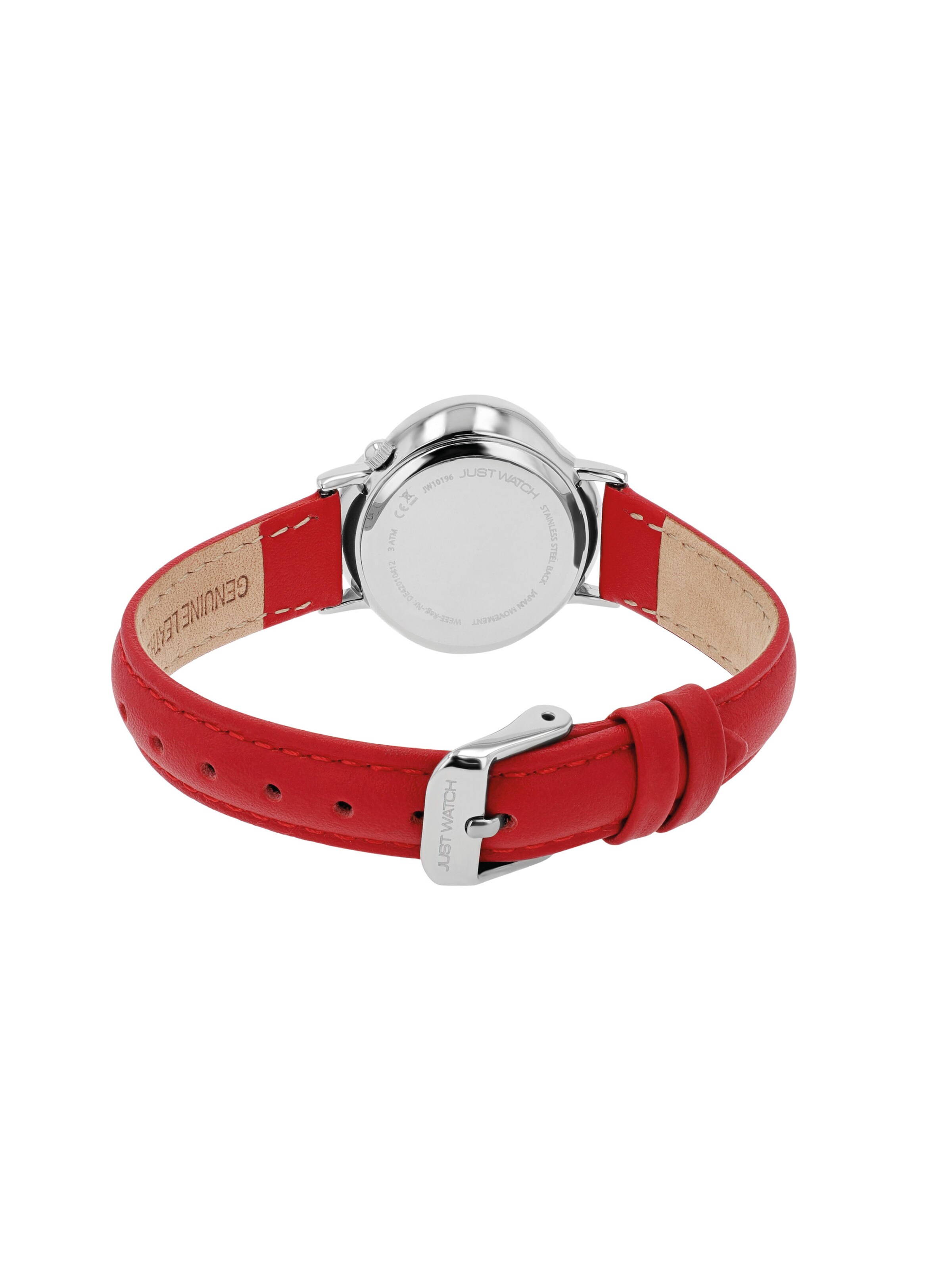 Just Watch Analoguhr 'Antoni, Datumsanzeige'‌‌‌‌‌‌‌‌‌ in Rot