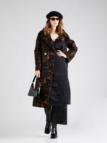 River Island Between-Seasons Coat in Brown