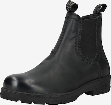 Boots Jeep en noir : devant