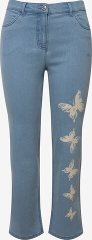 MIAMODA Regular Jeans in Blue: front