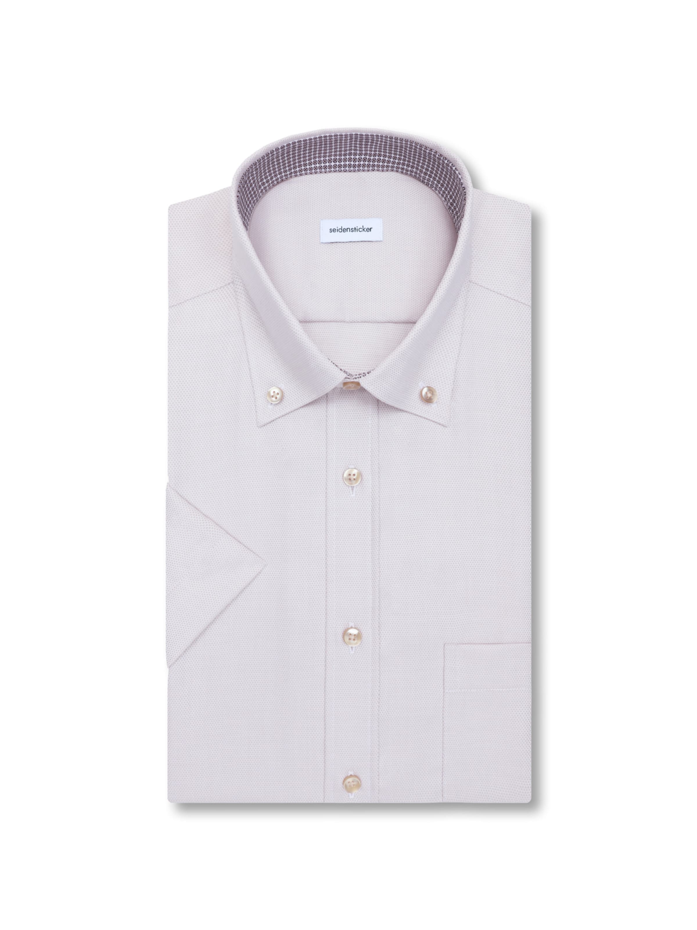SEIDENSTICKER Regular fit Button Up Shirt 'Smart Essentials' in Beige
