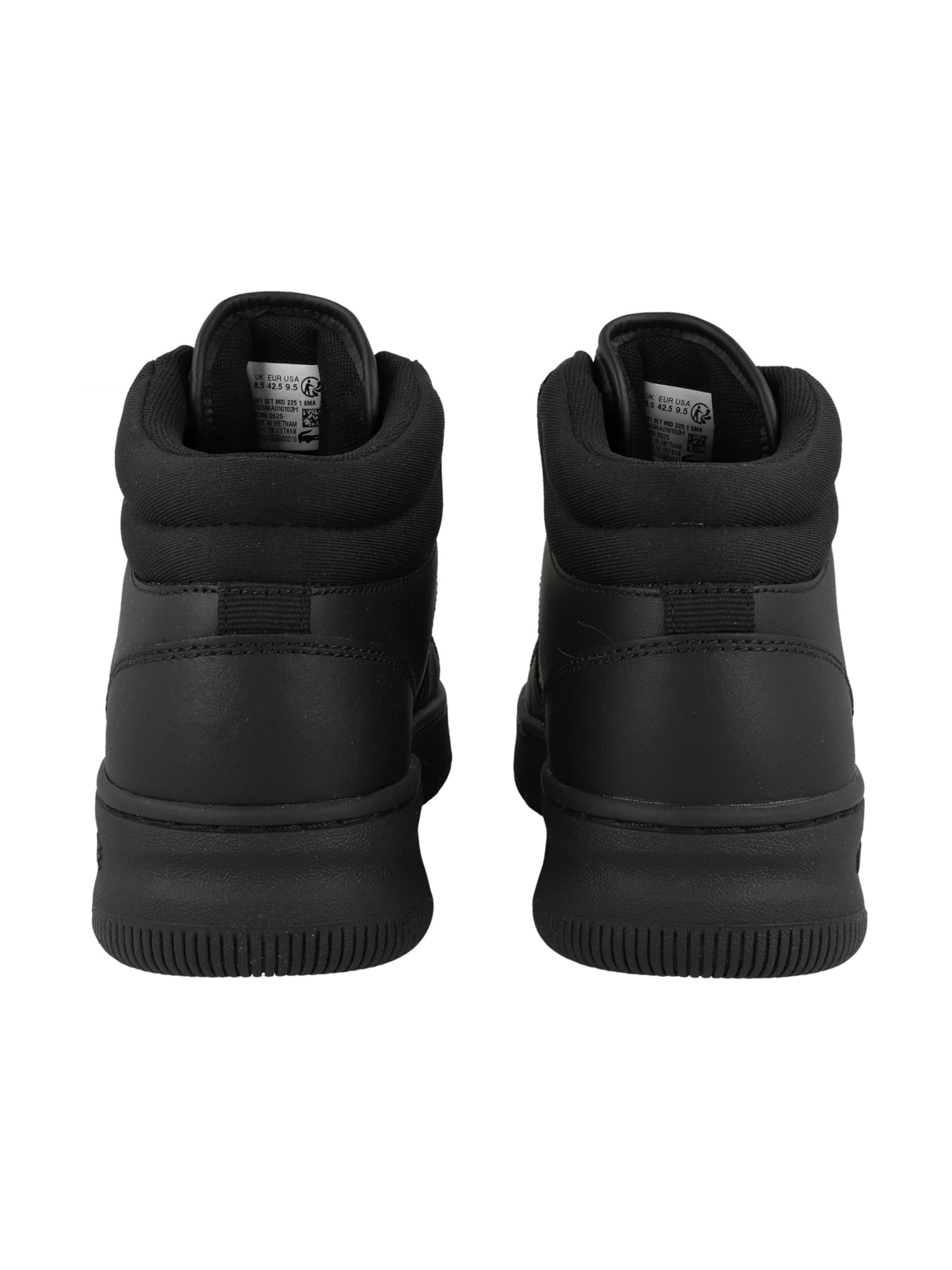 Sneaker alta di LACOSTE in nero