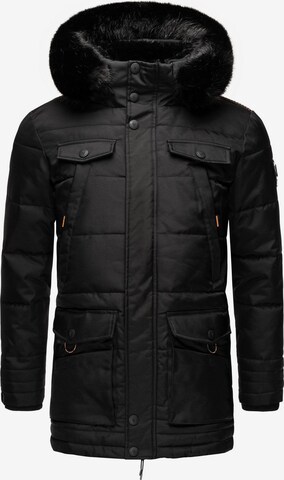 NAVAHOO Winter Jacket 'Luaan' in Black