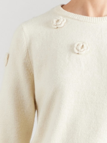 VERO MODA Trui 'VMROSE' in Beige