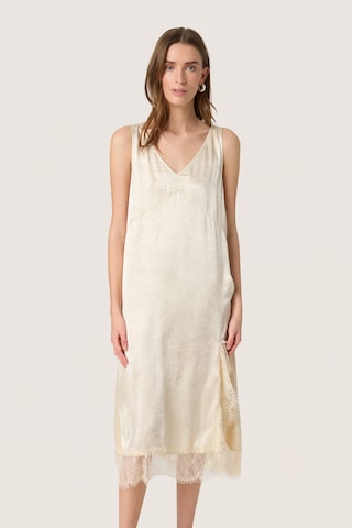 SOAKED IN LUXURY Dress in Beige: front