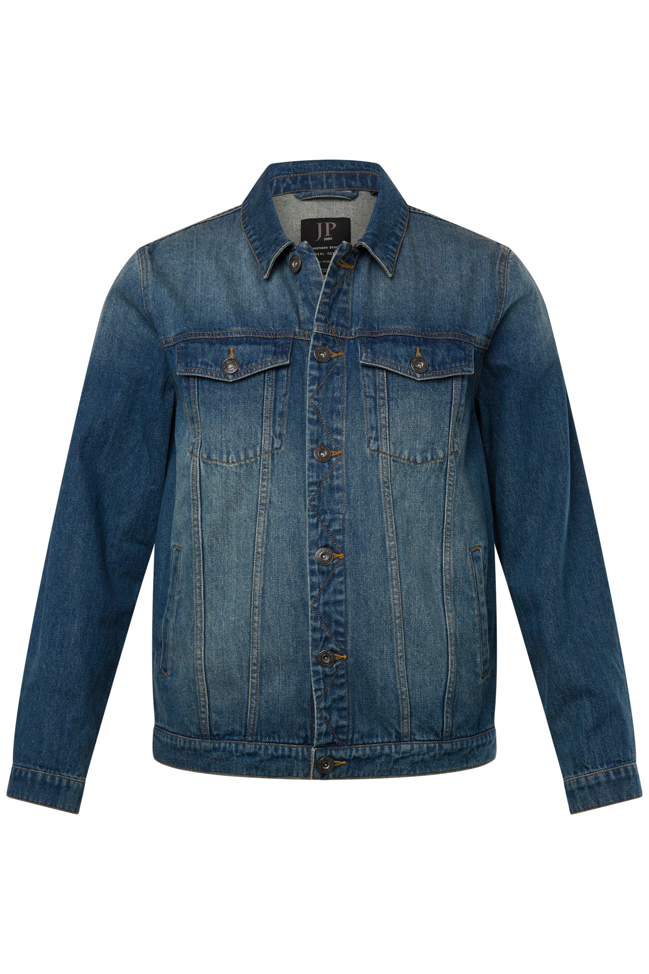 JP1880 Between-season jacket in Blue: front