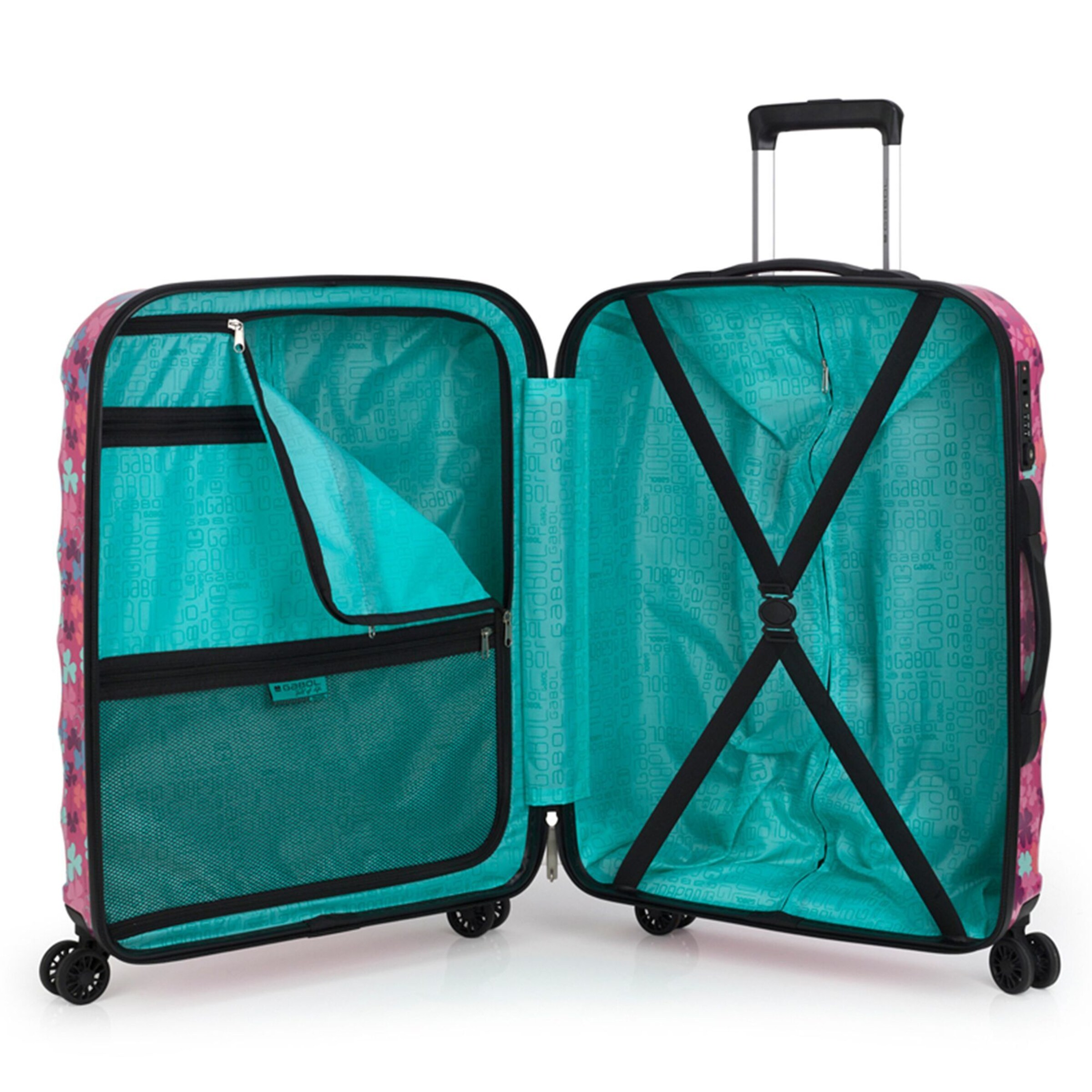 Trolley 'Clover' di Gabol in rosa