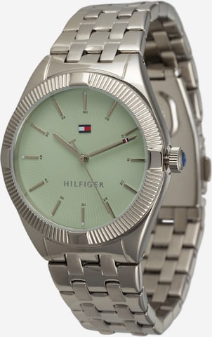 TOMMY HILFIGER Analog klocka i silver: framsida