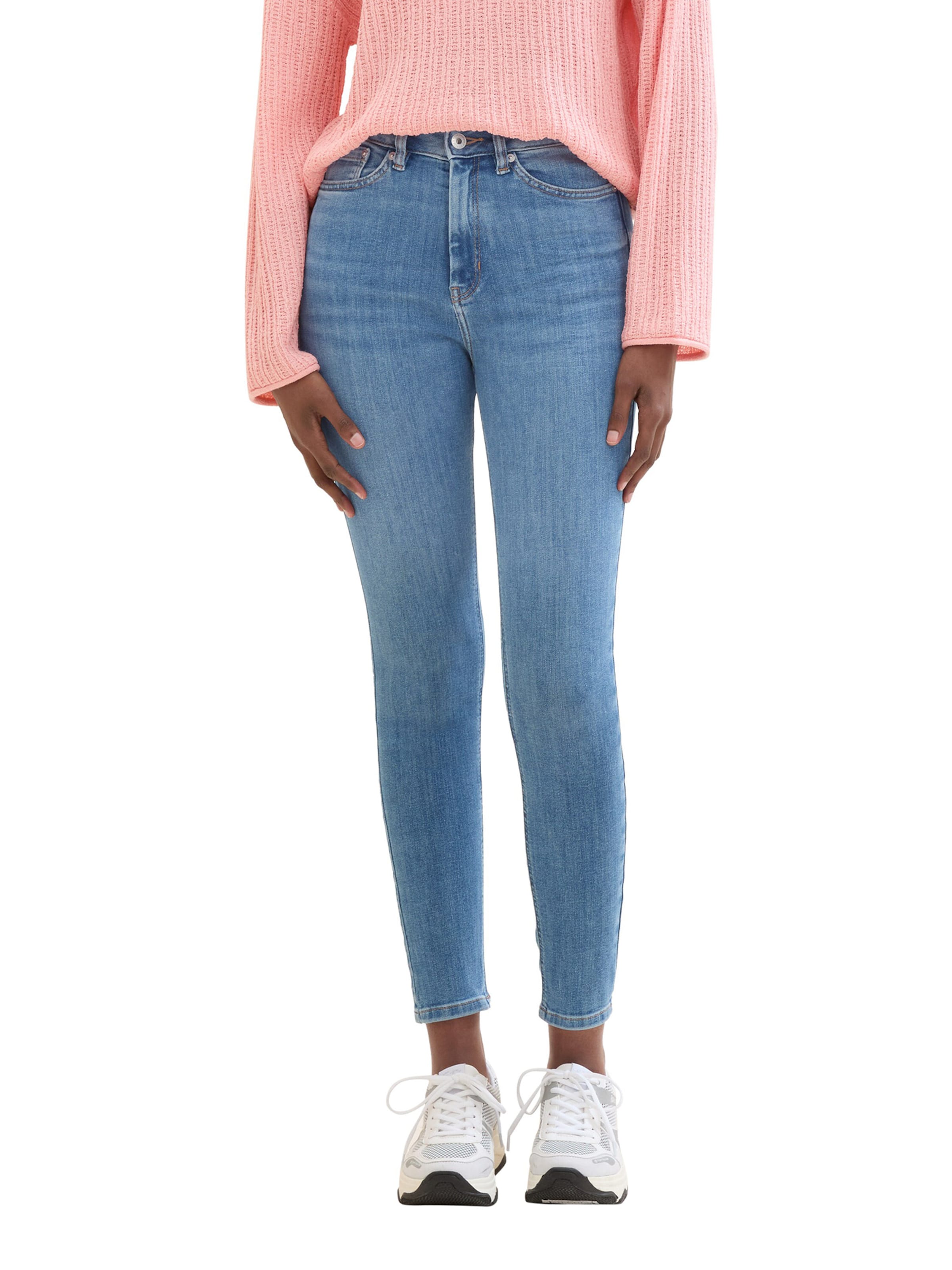 Skinny Jeans 'Janna' di TOM TAILOR DENIM in blu: frontale