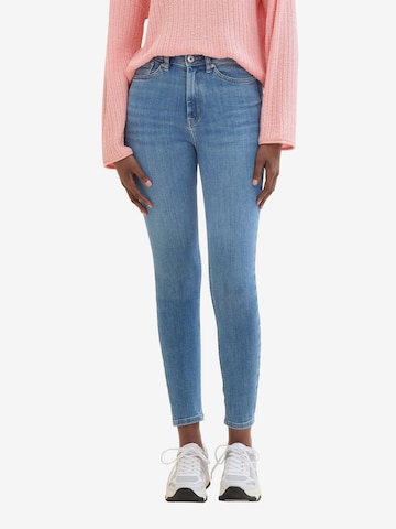 TOM TAILOR DENIM Skinny Jeans 'Janna' i blå: framsida