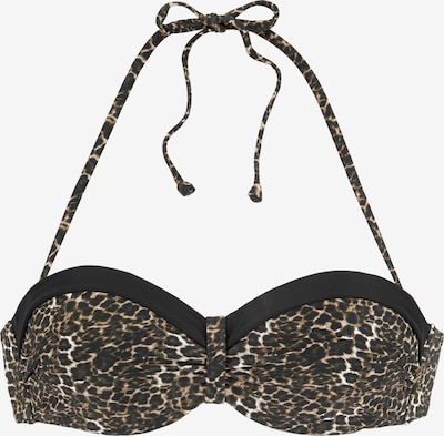 LASCANA Bikini top in Beige / Brown / Black, Item view