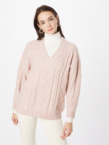 ABOUT YOU Sweater 'Juna' in Pink: front