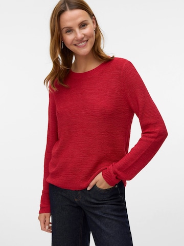 VERO MODA Sweater 'VMNuevocharity' in Red: front