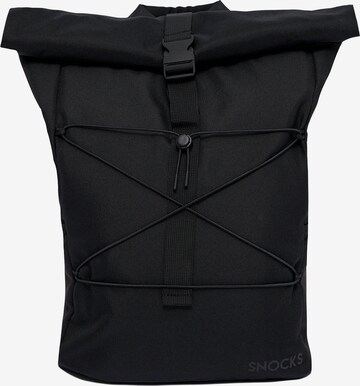 SNOCKS Backpack in Black: front